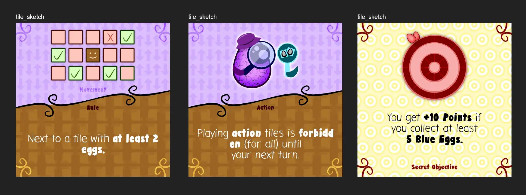 This is basically what you get when you randomly try to one-shot a tile design late at night. With the only prompt being &ldquo;fantasy-like-thingies&rdquo;.