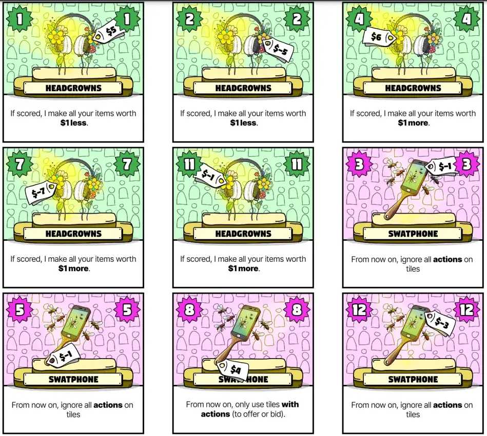 The first few tiles.