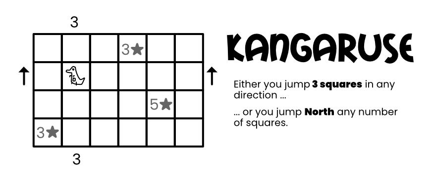 First sketch of jump mechanic in Kangaroo game