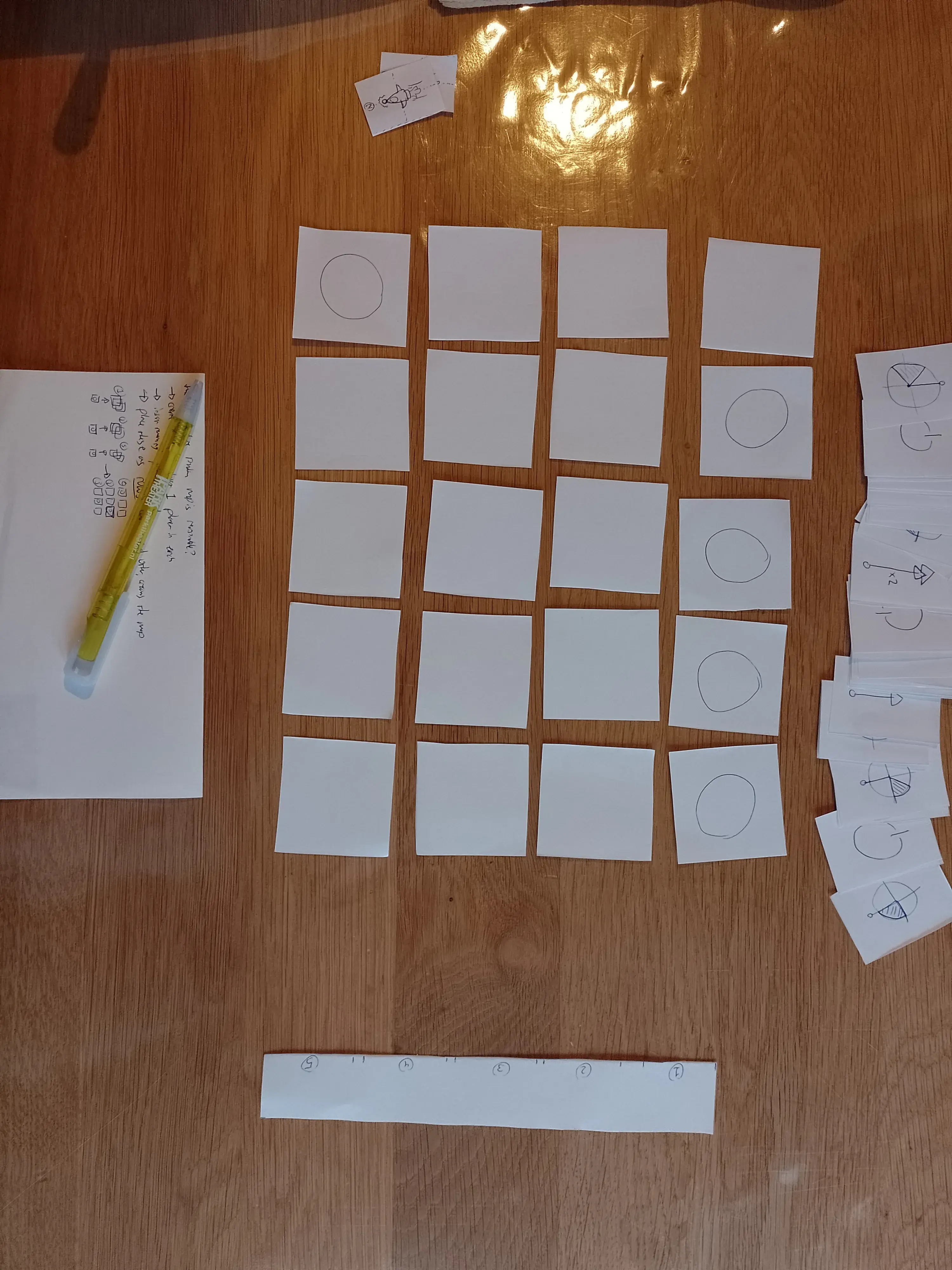 Paper Prototype; after trying special tiles