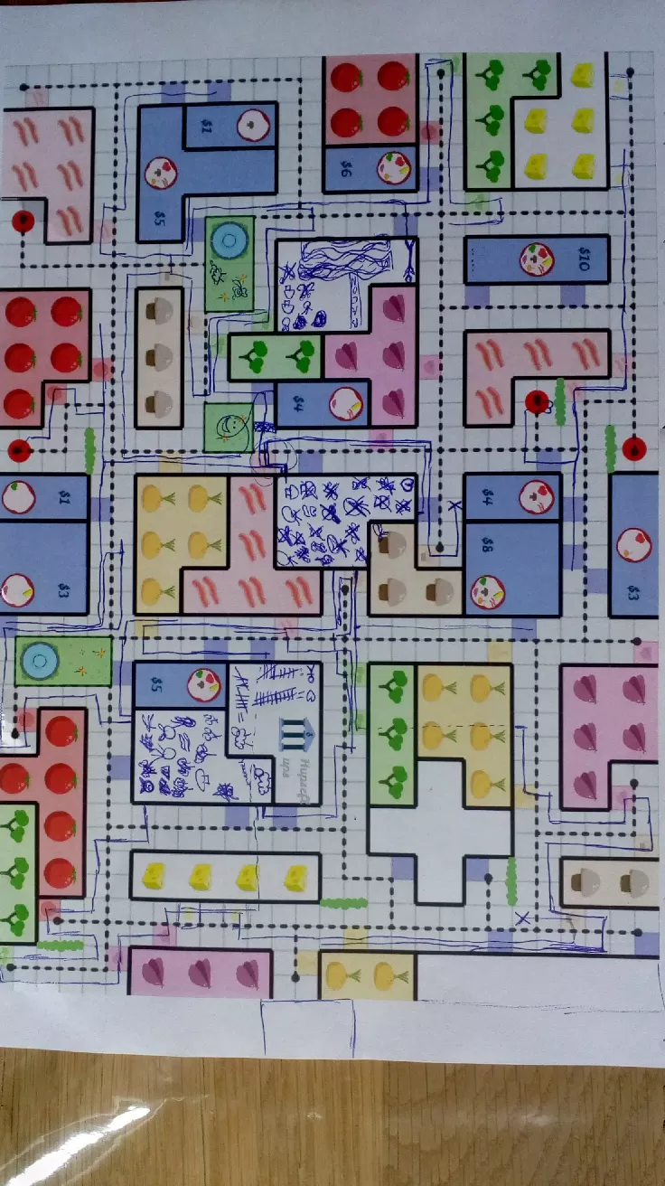 One of the test games I played