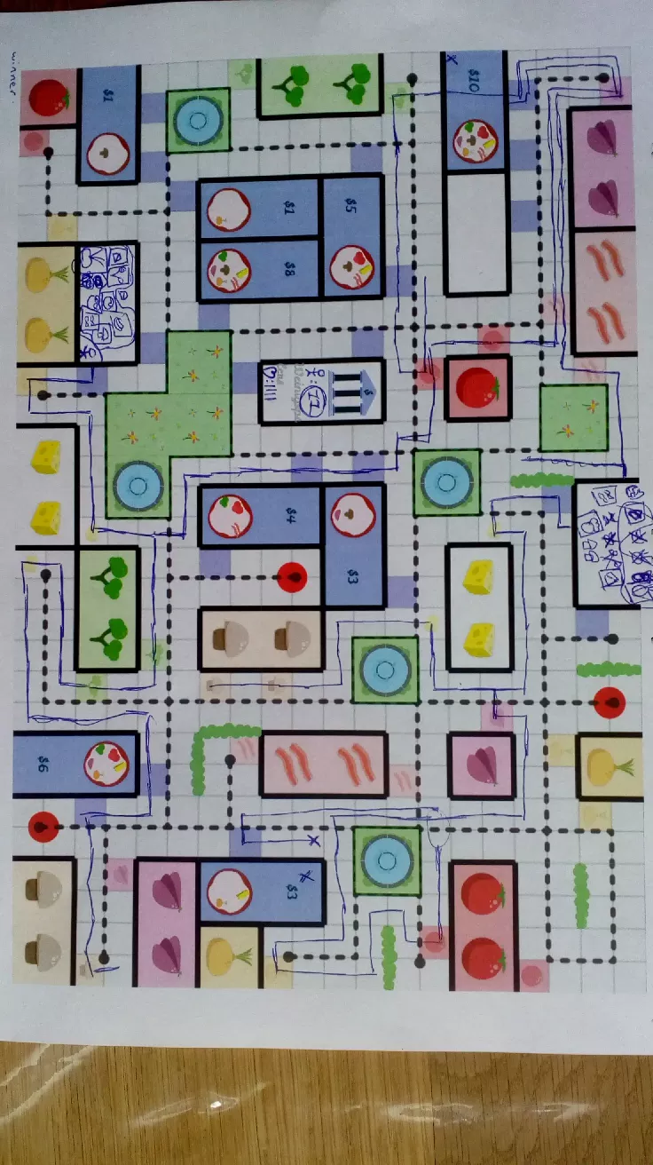 First 2-player game, lots of unused space