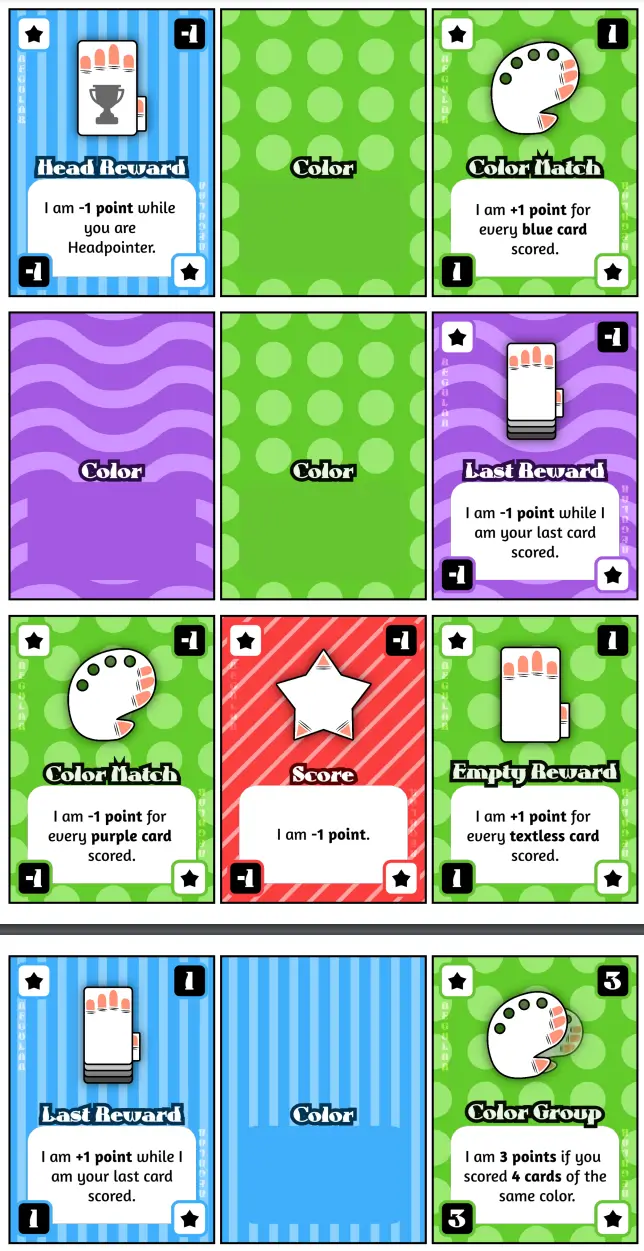 The nice thing about this random generation is that I don&rsquo;t need to waste time finding a location in the PDF to take one screenshot that showcases a variety of cards. Any place in this PDF will do!