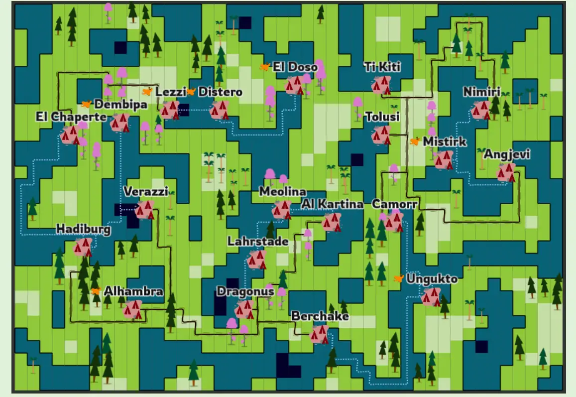 Forests all over the map