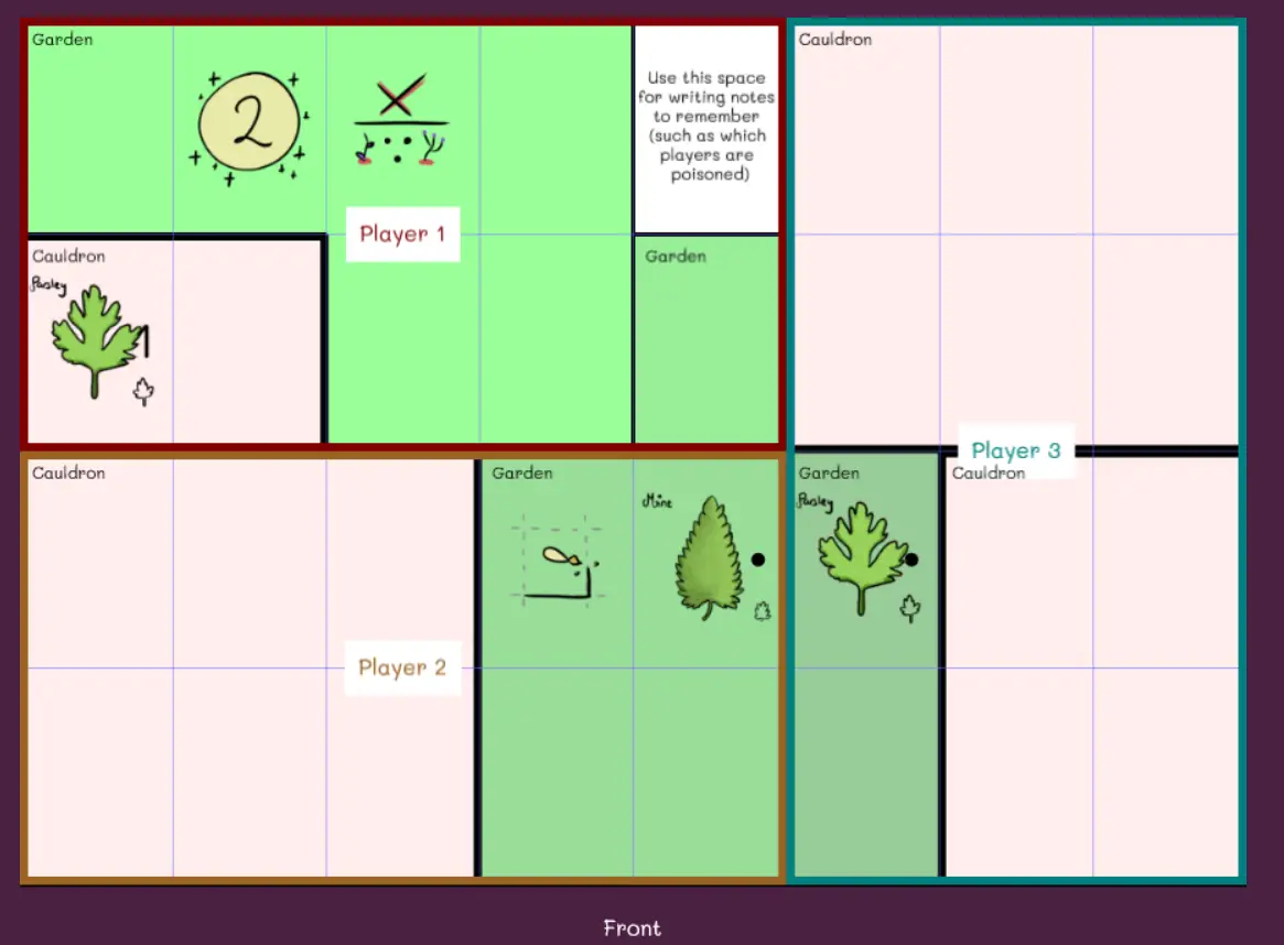 Again, image of one side of the board