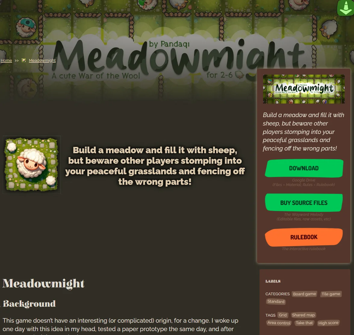 New project page dark mode / second example