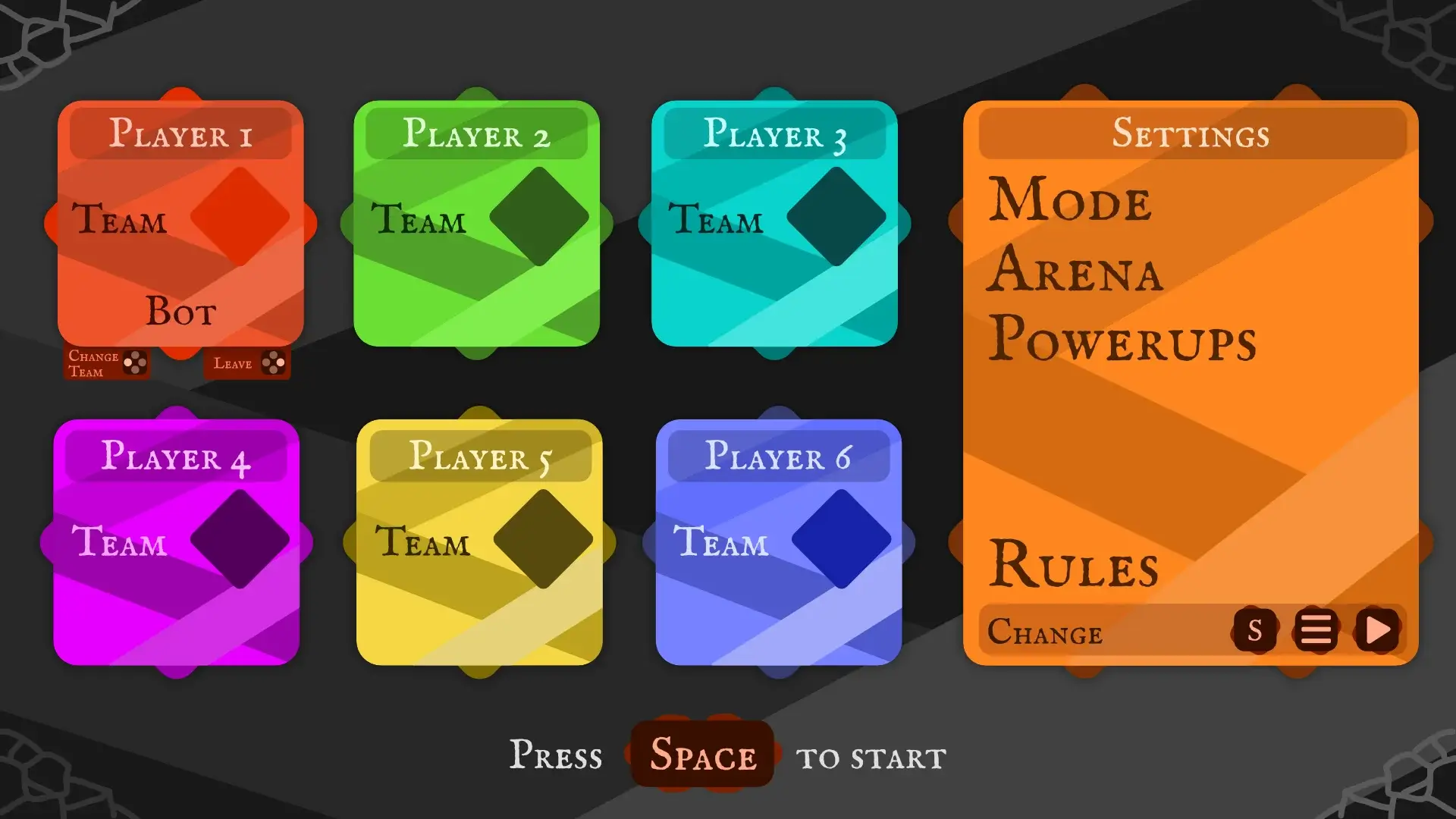 Mockup of UI