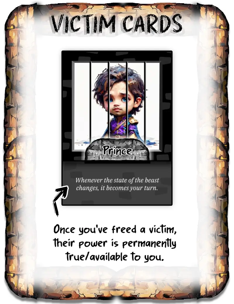 What a Victim Card looks like and what it means.