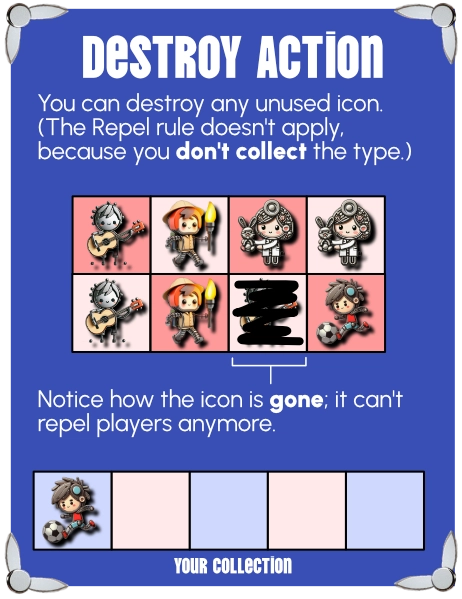Example of executing the destroy action.