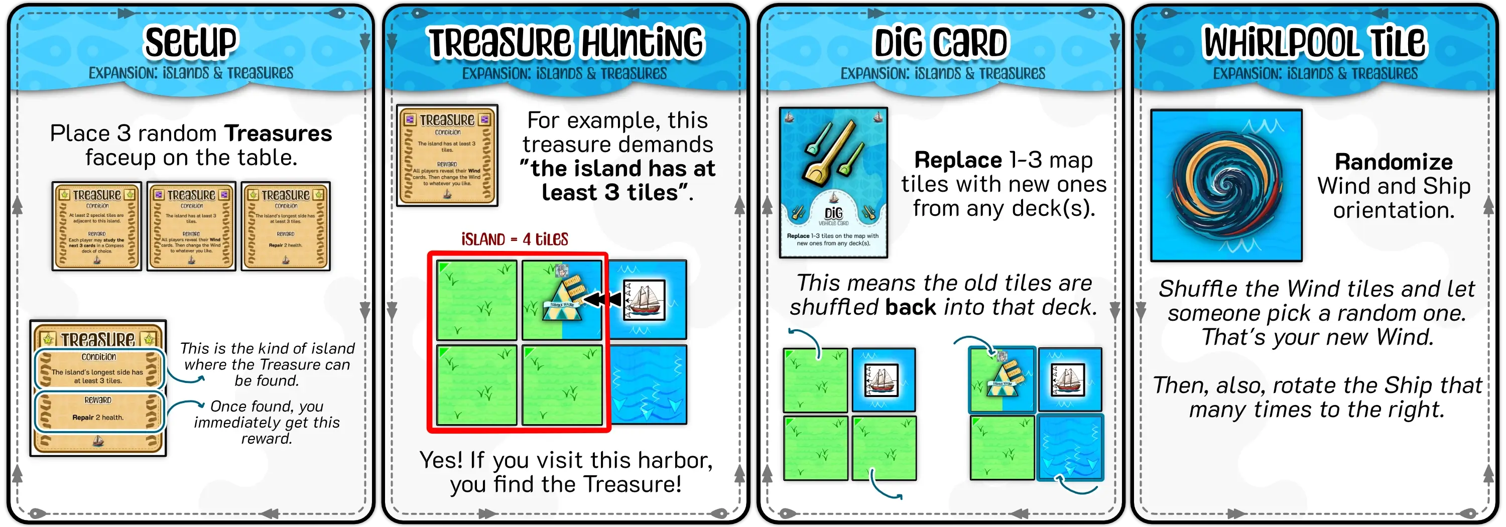 Example of how to read and collect Treasures.