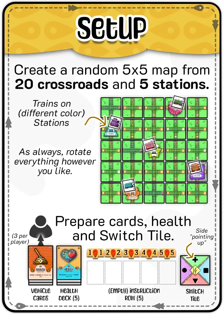 Example of how to setup a new game.