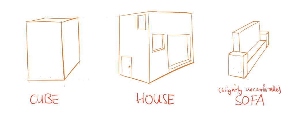 Example of what a cube is.