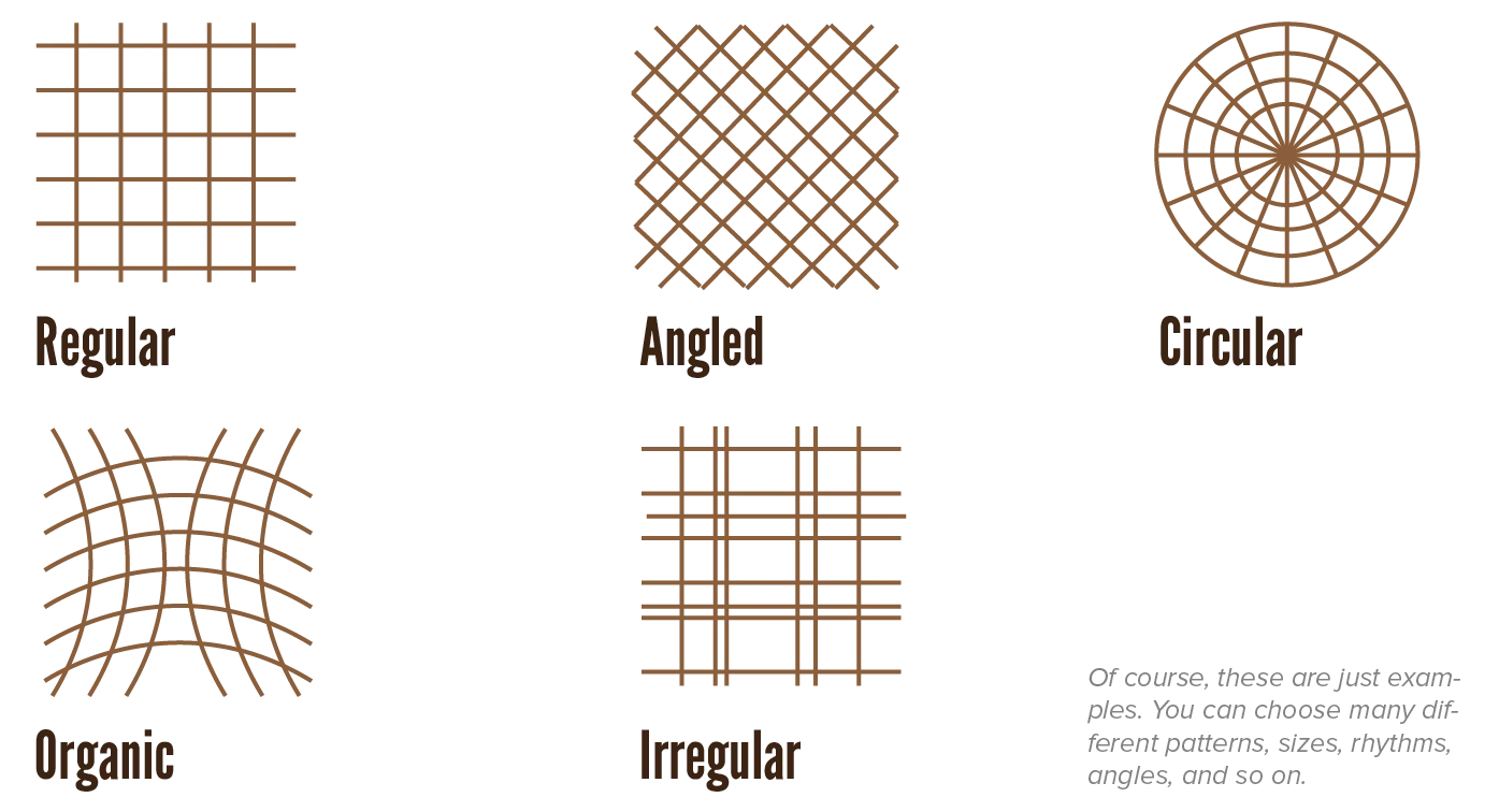 Examples of different grid types.