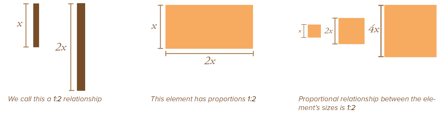 Overview of proportions in design.