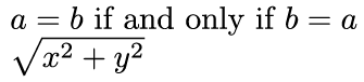 Code left > output right