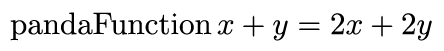 Code left > output right