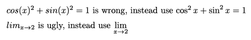 Code above > output below
