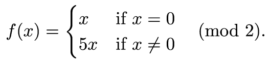 Code left > output right