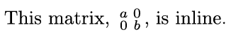 Code left > output right