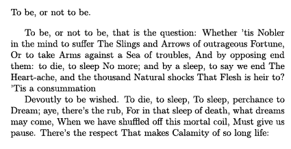 Code left > output right