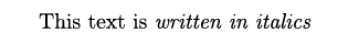 Code left > output right
