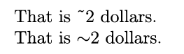 Code left > output right