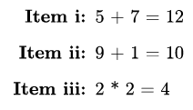Code left > output right
