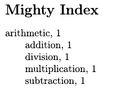 Code left > output right