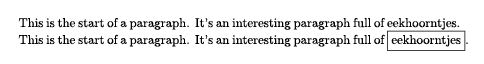 Code left > output right
